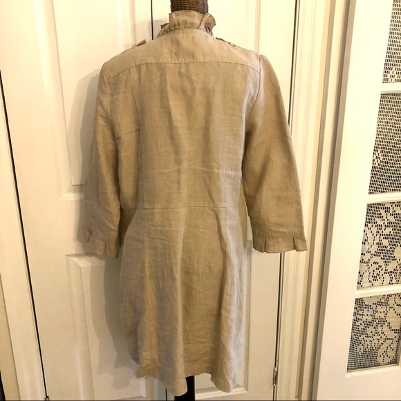 Frilled Light linen jacket , size Xl - Picture 9 of 11